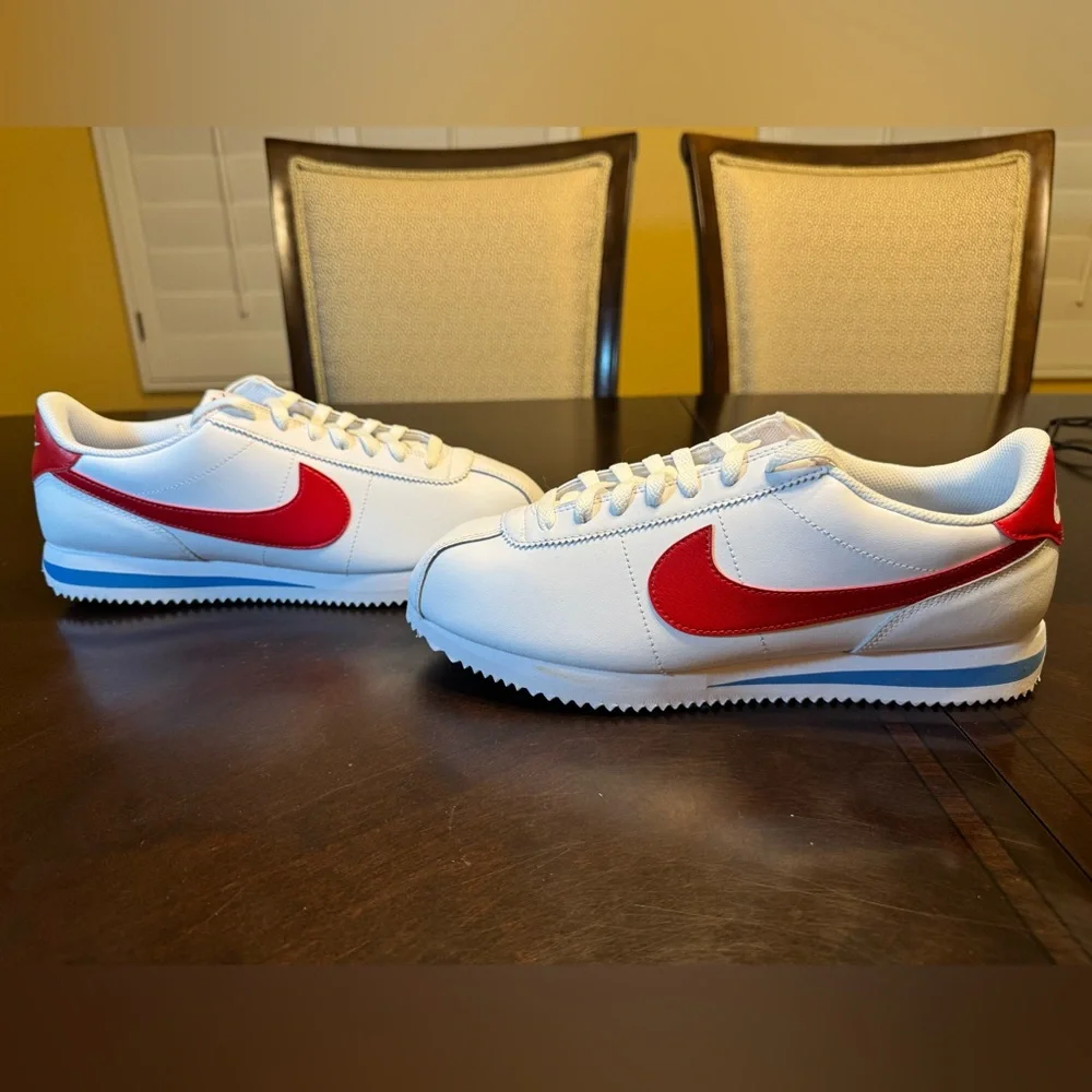 New Nike Cortez Forest Gump White Red Sneaker Shoes Size US 11.5 - Picture 11 of 14